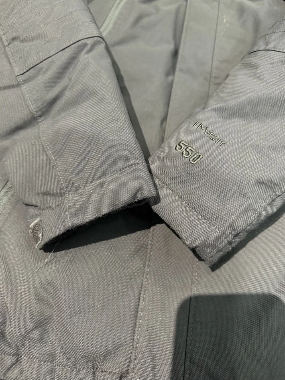 The North Face Men's Dark Gray Hooded Winter Jacket